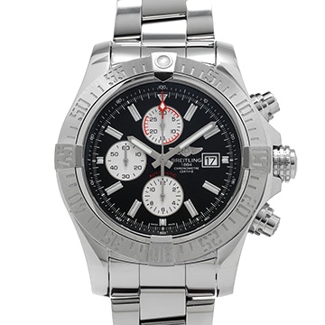 ブライトリング スーパーアベンジャー II A1337111/BC29 ブラック/シルバー メンズ 時計 【中古】【wristwatch】