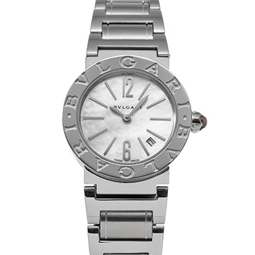 ブルガリ ブルガリブルガリ BBL26S ホワイトシェル レディース 時計 【中古】【wristwatch】