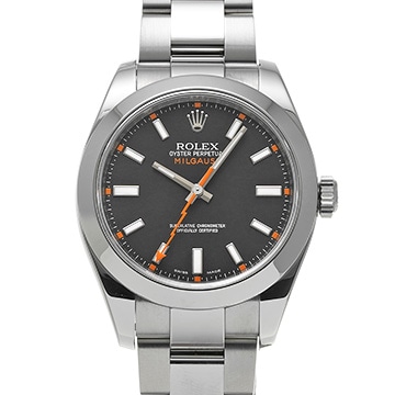 ロレックス ミルガウス 116400 ブラック メンズ 時計 【中古】【wristwatch】