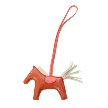 エルメス ロデオ PM  オレンジポピー/クレ/テールバテュー アニョーミロ ユニセックス 【中古】【other】