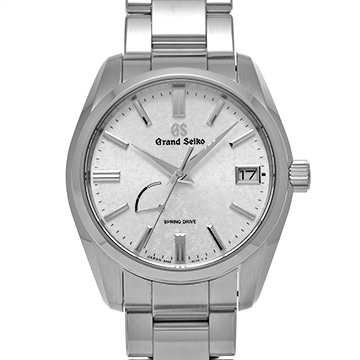 グランドセイコー ヘリテージコレクション スプリングドライブ SBGA465 シルバー メンズ 時計 【中古】【wristwatch】
