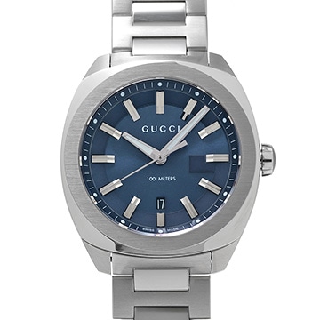グッチ GG2570 YA142303 ネイビー メンズ 時計 【中古】【wristwatch】