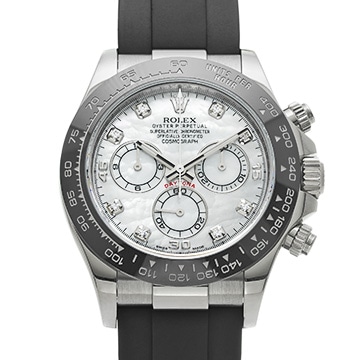 ロレックス コスモグラフ デイトナ 116519LNNG ホワイトシェル/ダイヤモンド メンズ 時計 【中古】【wristwatch】