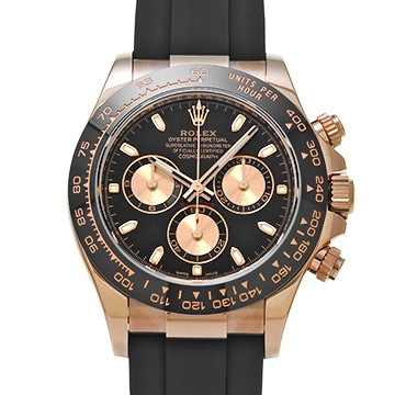 ロレックス コスモグラフ デイトナ 116515LN ブラック/ピンク メンズ 時計 【中古】【wristwatch】