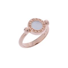 ブルガリ BBフリップ リング ゴールド K18ピンクゴールド PG レディース ジュエリー 【中古】【jewelry】