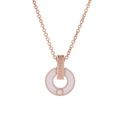 ブルガリ ブルガリブルガリオープンワーク ネックレス 1PD ゴールド 357546 K18ピンクゴールド PG レディース ジュエリー 【中古】【jewelry】