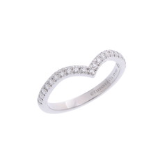 ティファニー ソレストVバンド リング ゴールド Pt950プラチナ レディース ジュエリー 【中古】【jewelry】