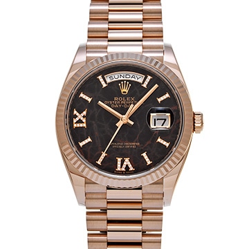 ロレックス デイデイト 36 128235 アイゼンキーゼル/ダイヤモンド メンズ 時計 【中古】【wristwatch】