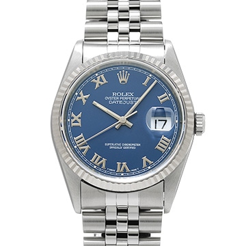 ロレックス デイトジャスト 16234 ブルー メンズ 時計 【中古】【wristwatch】