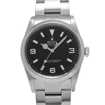 ロレックス エクスプローラー 114270 ブラック メンズ 時計 【中古】【wristwatch】