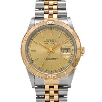 ロレックス デイトジャスト サンダーバード 16263 シャンパン メンズ 時計 【中古】【wristwatch】