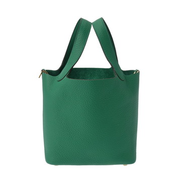 エルメス ピコタンロック PM ヴェールヴェルティゴ/ゴールド金具 トリヨンクレマンス レディース バッグ 【新品】【bag】