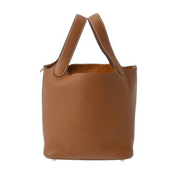 エルメス ピコタンロック PM ゴールド/シルバー金具 トリヨンクレマンス レディース バッグ 【未使用】【bag】