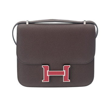 エルメス コンスタンス ミニ18 ミロワール ルージュアッシュ ヴォーエプソン レディース バッグ 【中古】【bag】