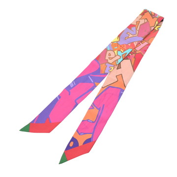 エルメス ツイリー GRAFF マルチカラー シルク100％ レディース 【中古】【other】