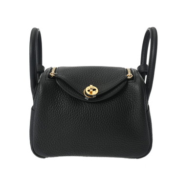 エルメス リンディ ミニ ブラック トリヨンクレマンス レディース バッグ 【未使用】【bag】