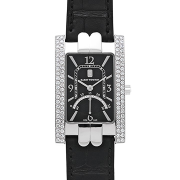 ハリー ウィンストン アヴェニュー AVEQHM26WW122 ブラック/ダイヤモンド レディース 時計 【中古】【wristwatch】