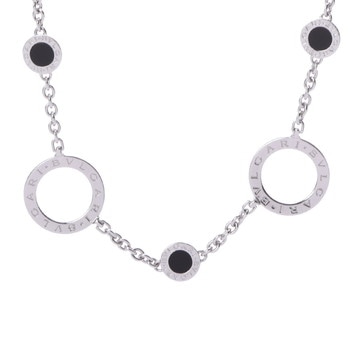 ブルガリ ブルガリブルガリ ソートワール ネックレス シルバー 343390 K18ホワイトゴールド WG レディース ジュエリー 【中古】【jewelry】