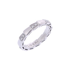 ブルガリ セルペンティヴァイパー リング #51 シルバー K18ホワイトゴールド WG レディース ジュエリー 【中古】【jewelry】
