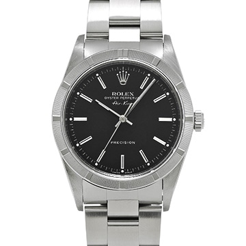 ロレックス エアキング 14010M ブラック メンズ 時計 【中古】【wristwatch】
