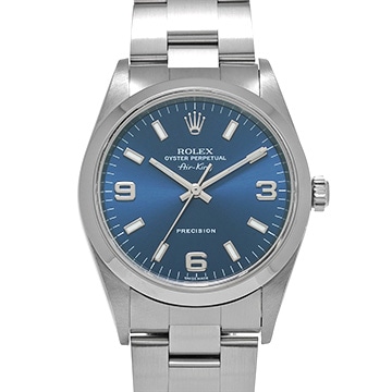 ロレックス エアキング 14000M ブルー メンズ 時計 【中古】【wristwatch】