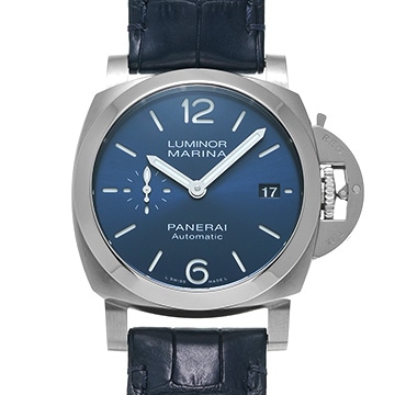 パネライ ルミノールマリーナ クアランタ PAM01270 ブルー メンズ 時計 【中古】【wristwatch】