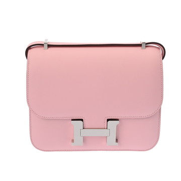 エルメス コンスタンス ミニ18 ミロワール ローズサクラ ヴォースイフト レディース バッグ 【中古】【bag】