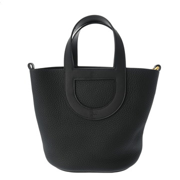 エルメス インザループ 18 ブラック トリヨンクレマンス/ヴォースイフト レディース バッグ 【中古】【bag】