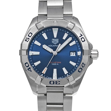 タグ ホイヤー アクアレーサー クォーツ WBD1112.BA0928 ブルー メンズ 時計 【中古】【wristwatch】