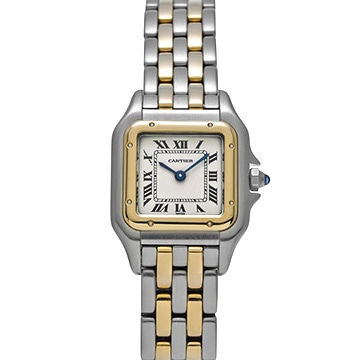 カルティエ パンテール SM W25029B6 シルバー レディース 時計 【中古】【wristwatch】
