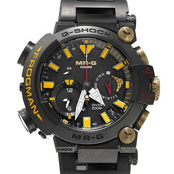 カシオ G-SHOCK MR-G フロッグマン Wアニバーサリー MRG-BF1000E-1A9JR ブラック メンズ 時計 【中古】【wristwatch】
