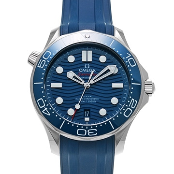 オメガ シーマスター ダイバー300 コーアクシャル マスタークロノメーター 210.32.42.20.03.001 ブルー メンズ 時計 【中古】【wristwatch】