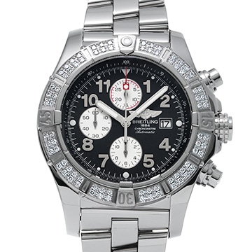 ブライトリング スーパーアベンジャー A1337053/B682 ブラック メンズ 時計 【中古】【wristwatch】