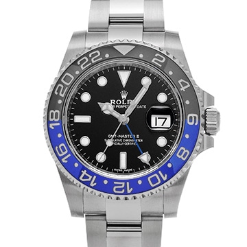 ロレックス GMTマスターII 116710BLNR ブラック メンズ 時計 【中古】【wristwatch】