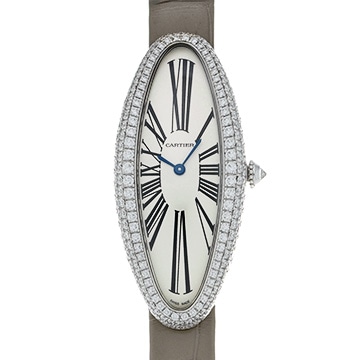 カルティエ ベニュワール アロンジェ MM WJBA0007 シルバー ユニセックス 時計 【中古】【wristwatch】