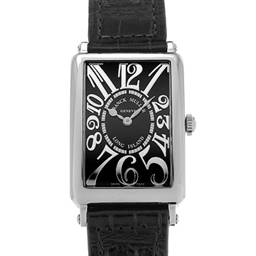 フランクミュラー ロングアイランド レリーフ 952 QZ REL ブラック レディース 時計 【中古】【wristwatch】