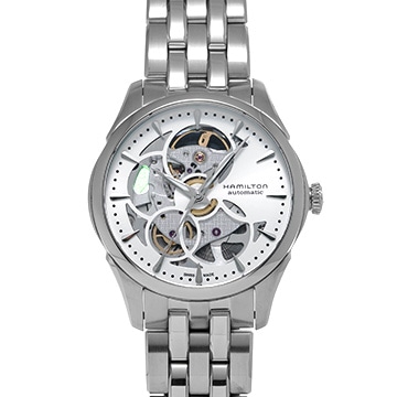 ハミルトン ジャズマスター スケルトン レディ H32405111 ホワイト ユニセックス 時計 【中古】【wristwatch】