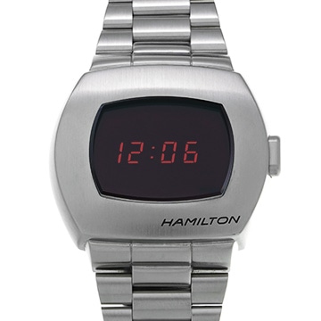 ハミルトン アメリカンクラシック PSR デジタルクォーツ H52414130 ブラック メンズ 時計 【中古】【wristwatch】