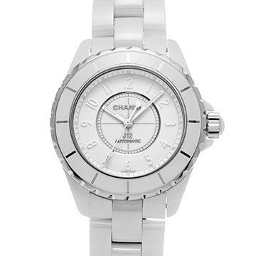 シャネル J12 ホワイトファントム H3443 ホワイト メンズ 時計 【中古】【wristwatch】