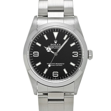 ロレックス エクスプローラー 14270 ブラック メンズ 時計 【中古】【wristwatch】