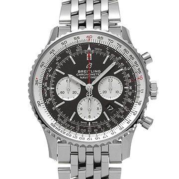 ブライトリング ナビタイマー B01 クロノグラフ 46 AB0127211B1A1 ブラック/シルバー メンズ 時計 【中古】【wristwatch】