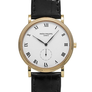 パテック フィリップ カラトラバ 3919J-001 ホワイト メンズ 時計 【中古】【wristwatch】