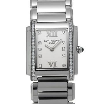 パテック フィリップ トゥエンティ-4 4910/10A-011 オパーリン/ダイヤモンド レディース 時計 【中古】【wristwatch】