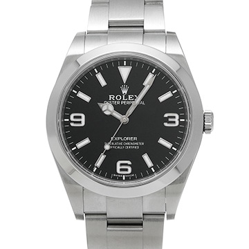 ロレックス エクスプローラー 214270 ブラック メンズ 時計 【中古】【wristwatch】