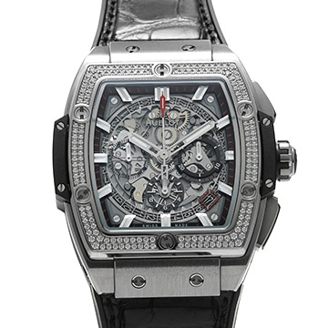 ウブロ スピリット オブ ビッグバン チタニウム 641.NX.0173.LR.1104 スケルトン メンズ 時計 【中古】【wristwatch】