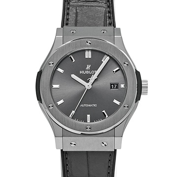 ウブロ クラシックフュージョン チタニウム レーシンググレー 542.NX.7071.LR グレー メンズ 時計 【中古】【wristwatch】