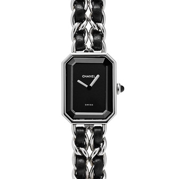 シャネル プルミエール M H0451 ブラック レディース 時計 【中古】【wristwatch】