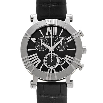 ティファニー アトラス クロノグラフ Z1301.32.11A10A71A ブラック ユニセックス 時計 【中古】【wristwatch】