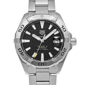 タグ ホイヤー アクアレーサー キャリバー5 WBD2110.BA0928 ブラック メンズ 時計 【中古】【wristwatch】