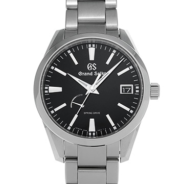 グランドセイコー ヘリテージコレクション スプリングドライブ SBGA301 ブラック メンズ 時計 【中古】【wristwatch】